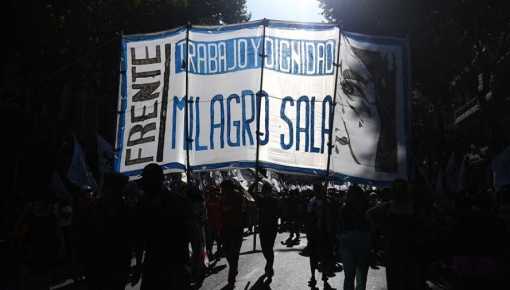 Sigue el reclamo por la libertad de Milagro Sala: movilizan al Ministerio de Justicia