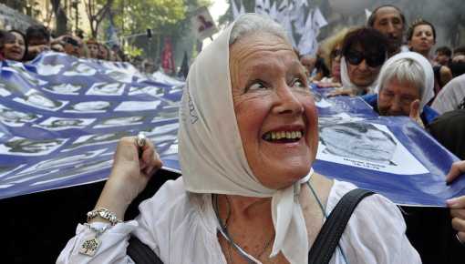 Las cenizas de Norita Cortiñas ya están en Plaza de Mayo