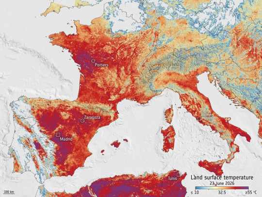 Un estudio señala que la brutal ola de calor en Europa es a causa del cambio climático