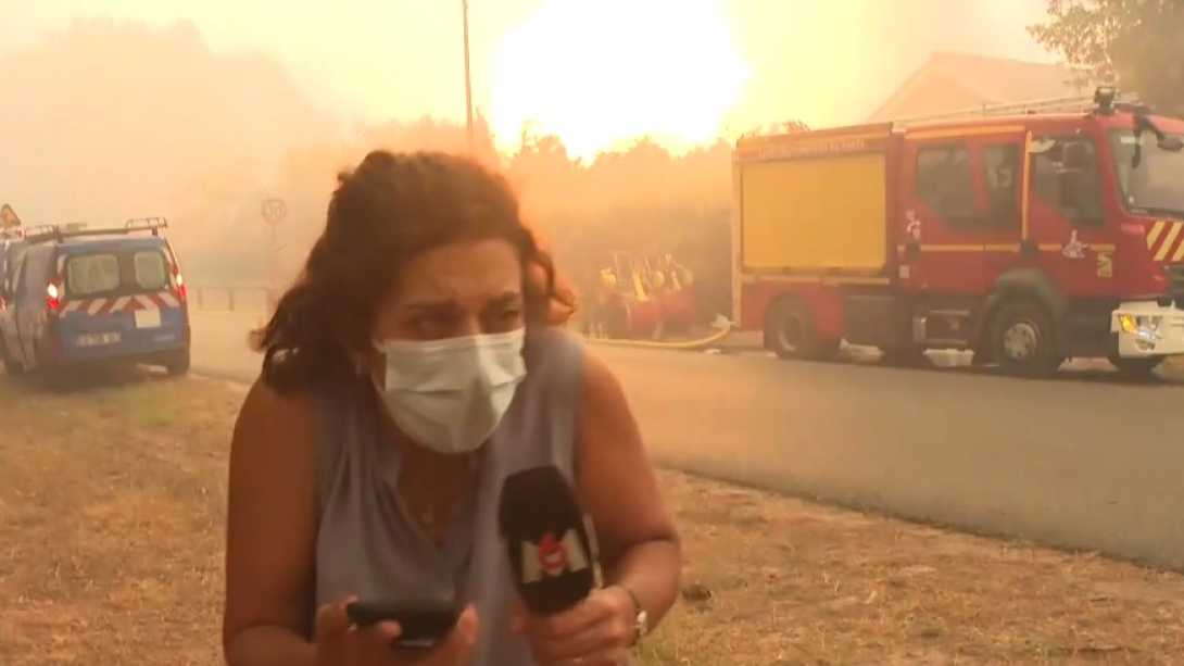 Desastre ambiental por los incendios en Francia y España: 250.000 personas evacuadas por el fuego
